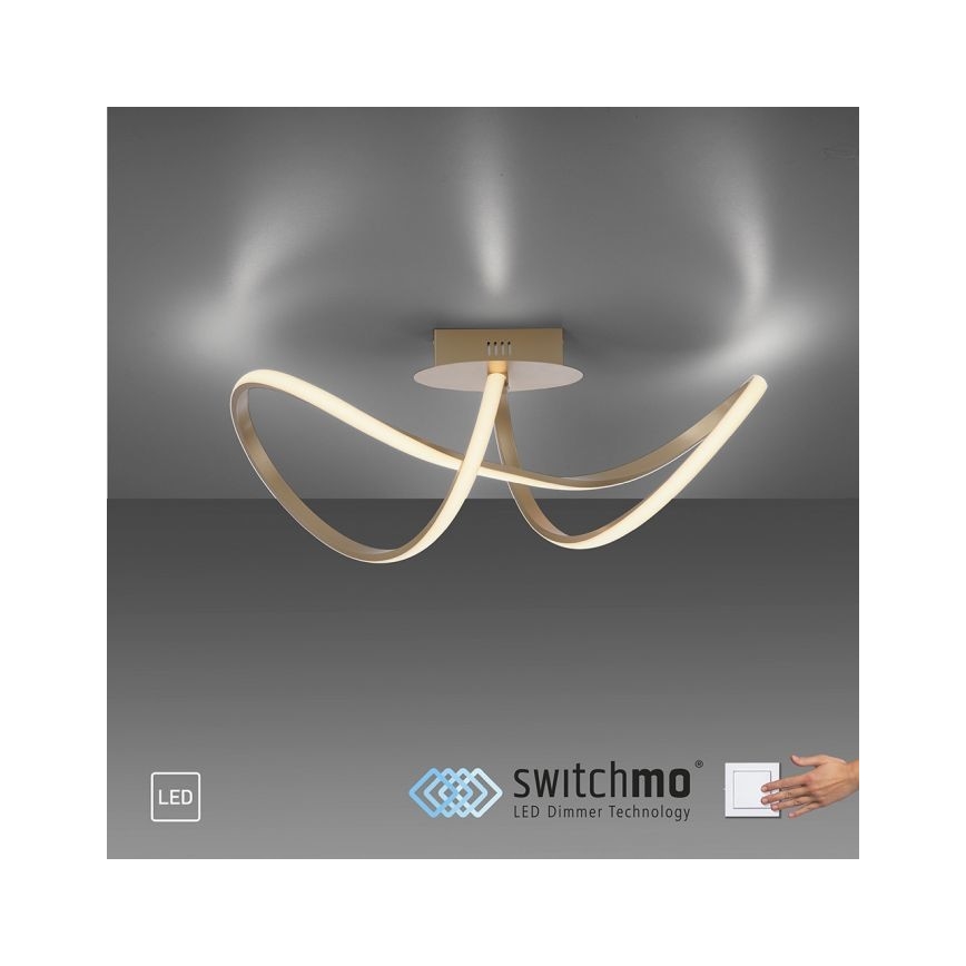 Leuchten Direkt 15403-60 - Lustre monté en sruface LED à intensité variable MARIA LED/15,5W/230V