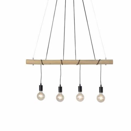 Leuchten Direkt 15505-18 - Lampadario LED su corda TERO 4xE27/60W/230V