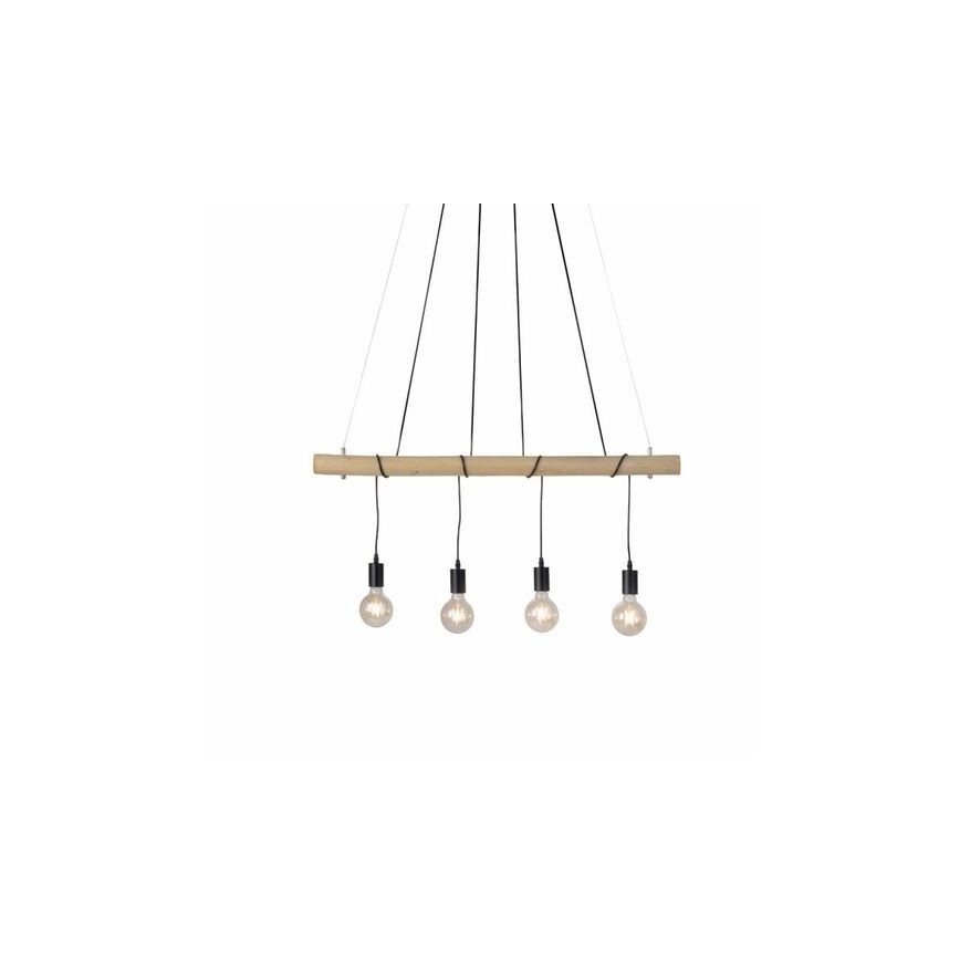 Leuchten Direkt 15505-18 - Lampadario LED su corda TERO 4xE27/60W/230V