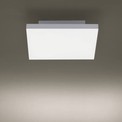 Leuchten Direkt 15550-16 - Plafoniera LED dimmerabile CANVAS LED/17W/230V + telecomando