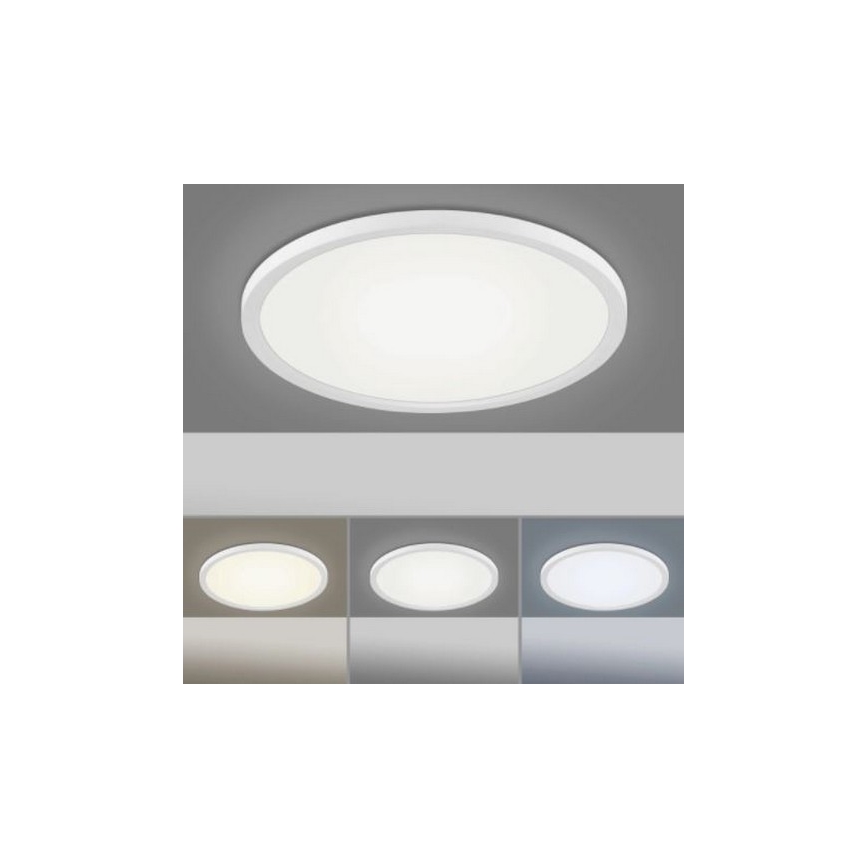 Leuchten Direkt 15571-16- Plafonnier à intensité variable FLAT LED/23,5W/230V+ Télécommande