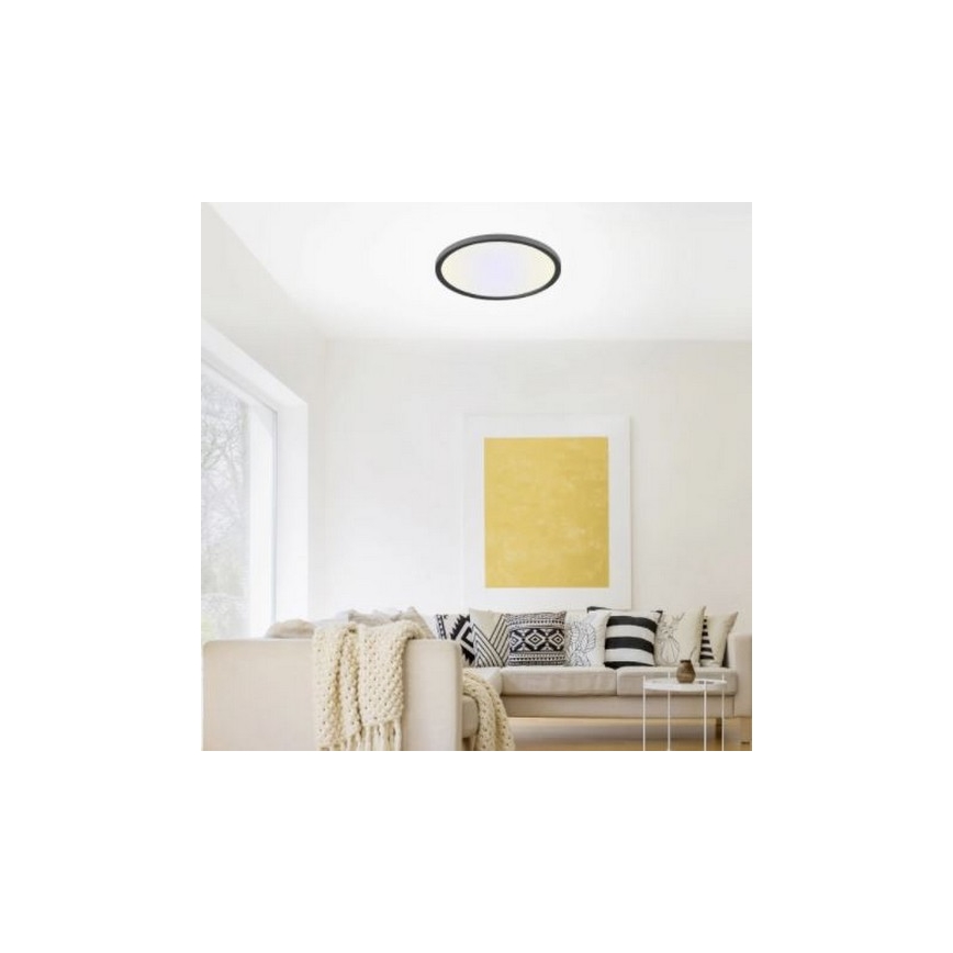 Leuchten Direkt 15571-18- Plafonnier à intensité variable FLAT LED/23,5W/230V+ Télécommande
