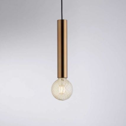 Leuchten Direkt 15617-60 - Suspension filaire BRUNA 1xE27/60W/230V laiton