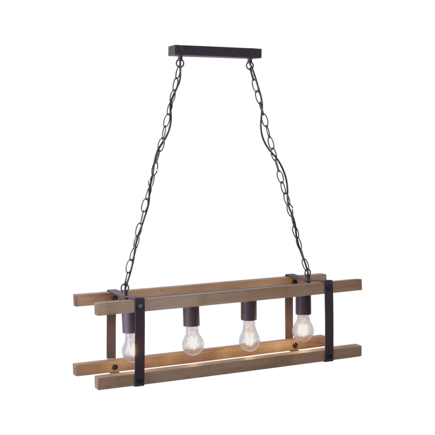 Leuchten Direkt 15684-79 - Suspension chaîne EDITH 4xE27/60W/230V pin