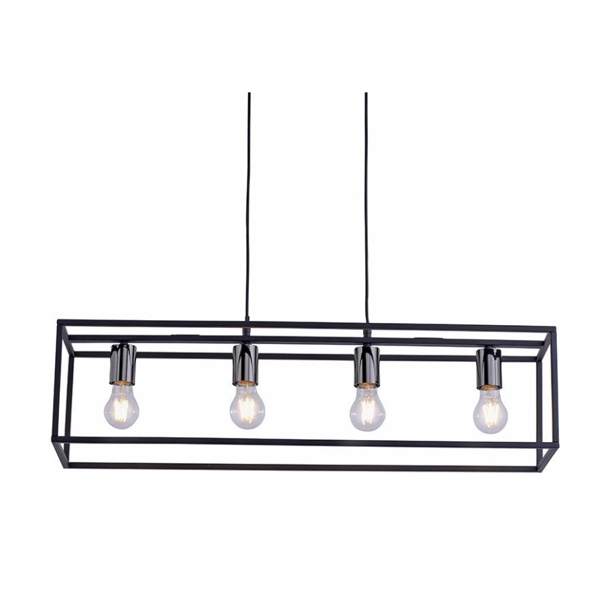 Leuchten Direkt 15854-18 -  Lampadario su filo FABIO 4xE27/60W/230V
