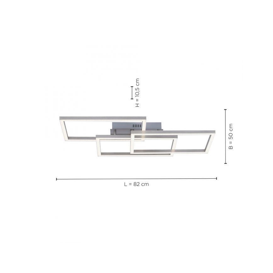 Leuchten Direkt 16431-55 - Plafonnier à intensité variable LED RGB MAXI LED/27W/230V + télécommande