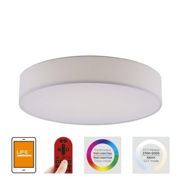Leuchten Direkt 18428-16 - Plafoniera LED RGB dimmerabile LOLA LED/32W/230V Tuya + telecomando