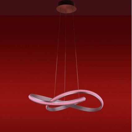 Leuchten Direkt 18432-55 - Suspension filaire RGB à intensité variable MELINDA LED/28W/230V + télécommande