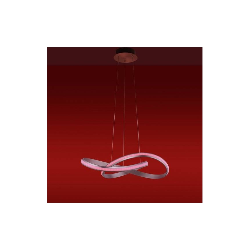 Leuchten Direkt 18432-55 - Suspension filaire RGB à intensité variable MELINDA LED/28W/230V + télécommande