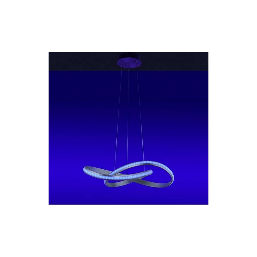 Leuchten Direkt 18432-55 - Suspension filaire RGB à intensité variable MELINDA LED/28W/230V + télécommande