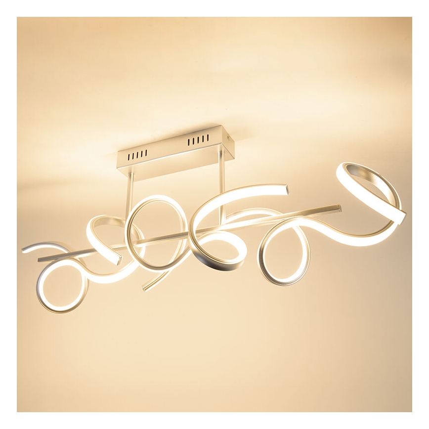 Leuchten Direkt 19032-21 - Lustre monté en surface à intensité variable CURLS LED/25,8W/230V