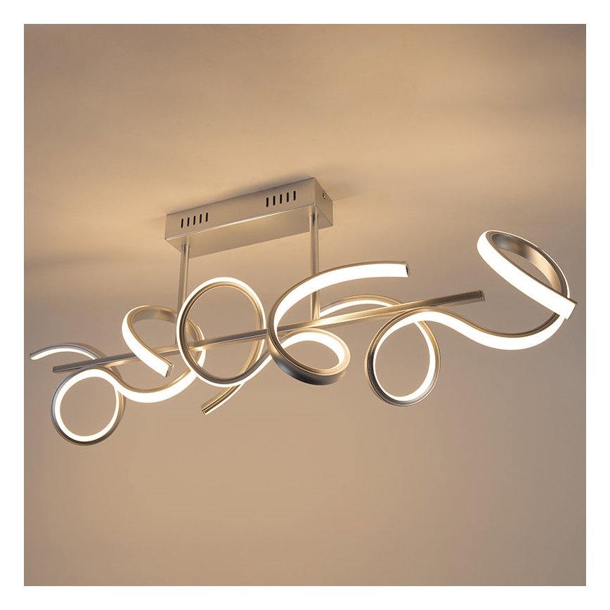 Leuchten Direkt 19032-21 - Lustre monté en surface à intensité variable CURLS LED/25,8W/230V