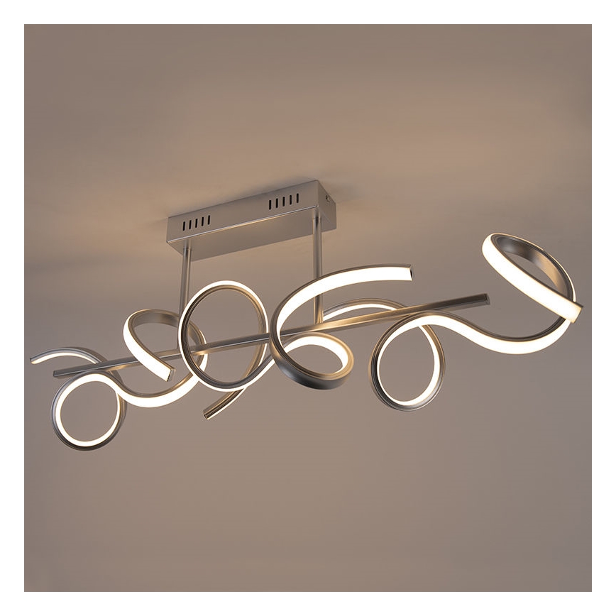 Leuchten Direkt 19032-21 - Lustre monté en surface à intensité variable CURLS LED/25,8W/230V