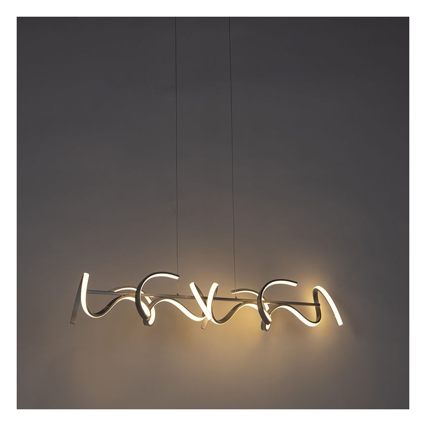 Leuchten Direkt 19033-21 - Suspension filaire à intensité variable CURLS LED/40,8W/230V