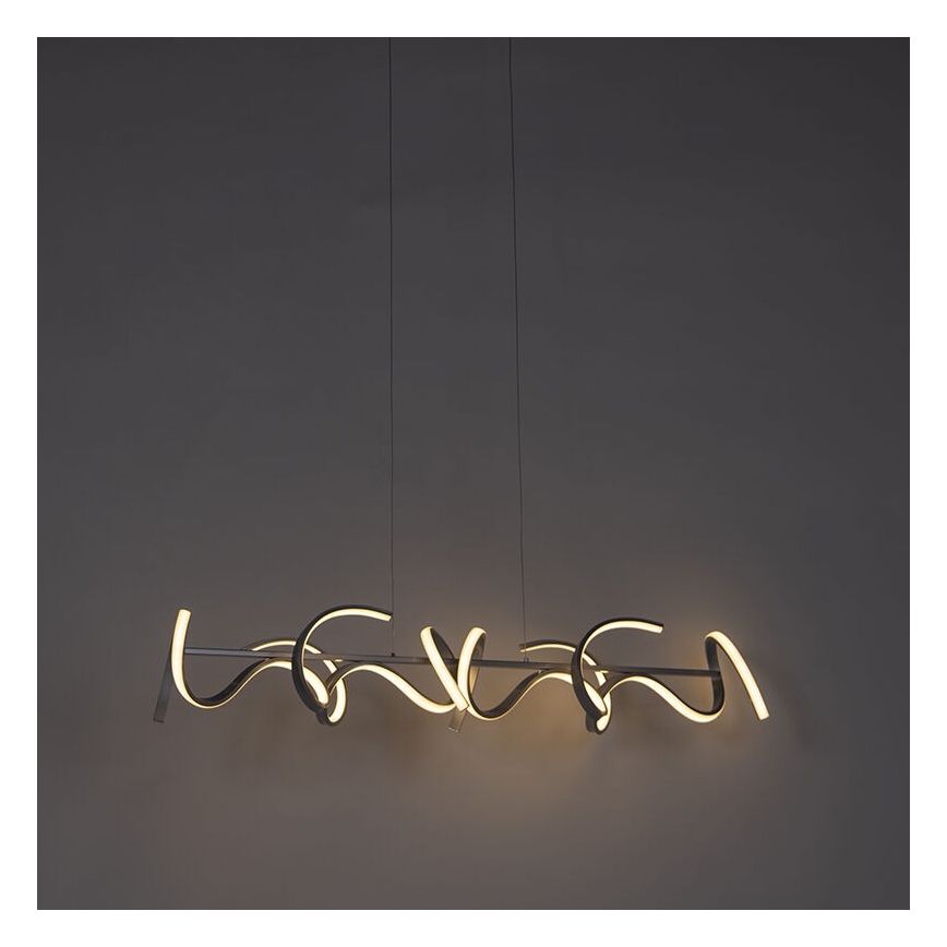 Leuchten Direkt 19033-21 - Suspension filaire à intensité variable CURLS LED/40,8W/230V