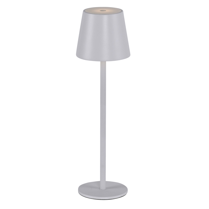 Leuchten Direkt 19250-16 - Lampe de table rechargeable extérieure à intensité variable EURIA LED/3W/5V IP54 blanc