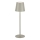 Leuchten Direkt 19250-40 - LED Lampada da tavolo ricaricabile dimmerabile per esterni EURIA LED/3W/5V IP54 grigio