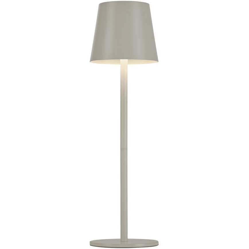 Leuchten Direkt 19250-40 - LED Lampe de table rechargeable extérieure à intensité variable EURIA LED/3W/5V IP54 gris