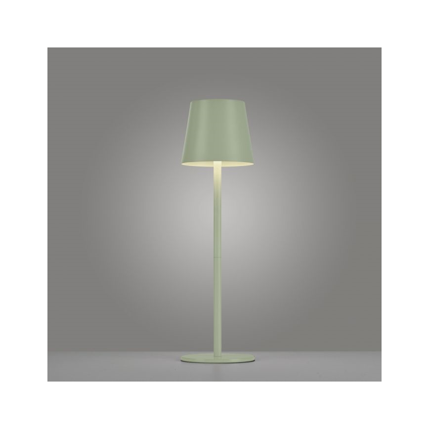 Leuchten Direkt 19250-43 - LED Lampe de table rechargeable extérieure à intensité variable EURIA LED/3W/5V IP54 vert