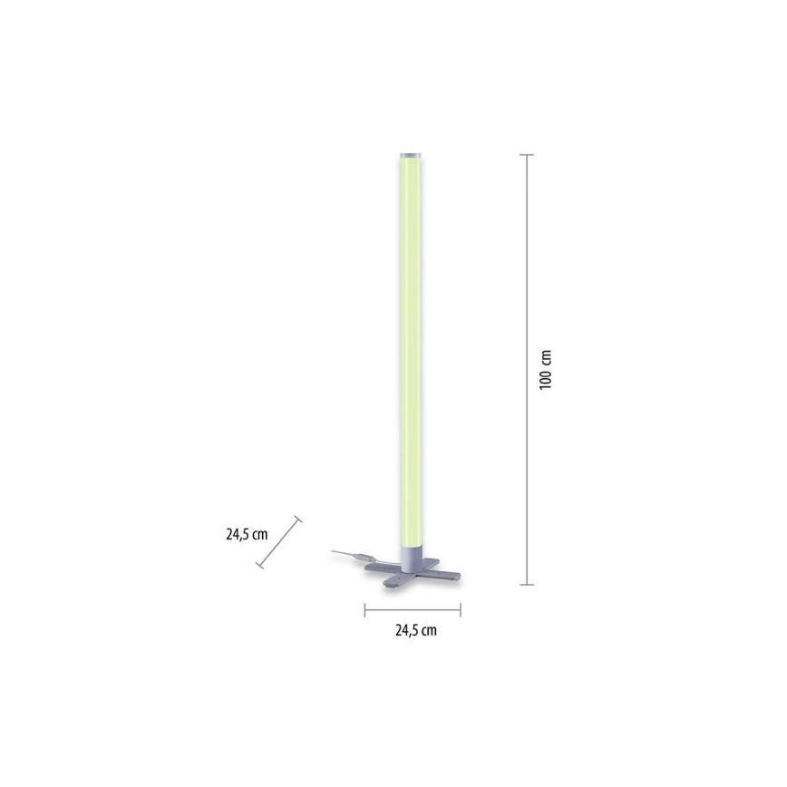 Leuchten Direkt 19902-21 - Lampe LED RGB à intensité variable RINGO LED/10W/230V+Télécommande