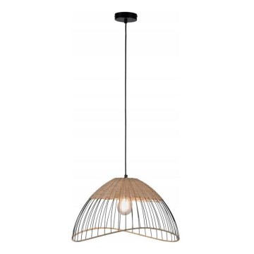 Leuchten Direkt 30207-79AO - Lampadario a sospensione con filo CORE 1xE27/60W/230V rattan