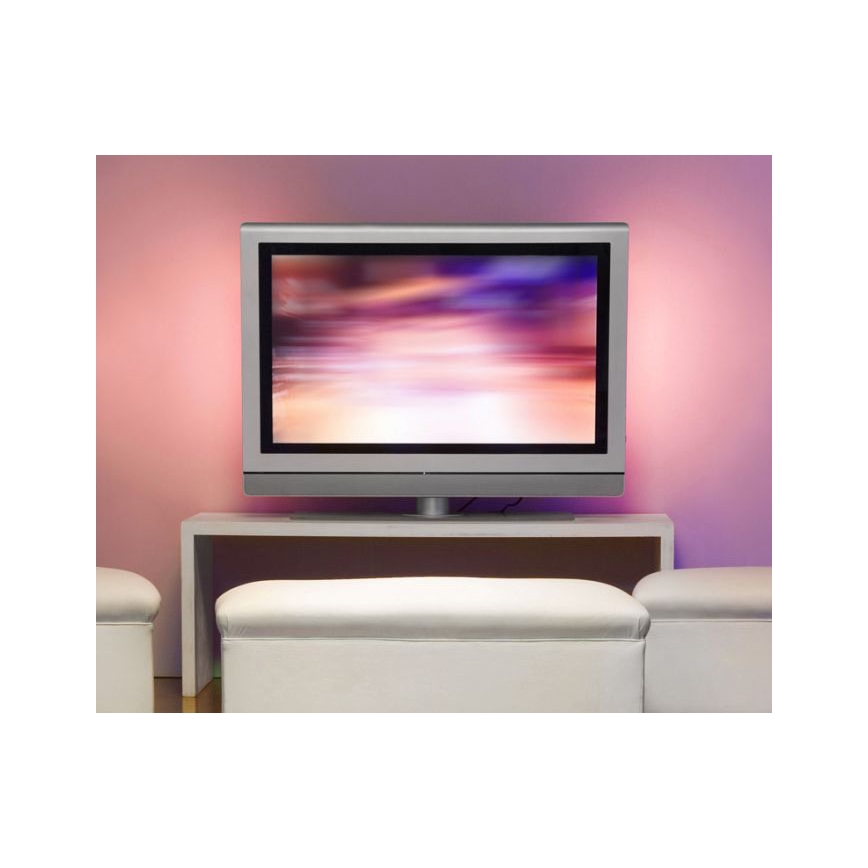 Leuchten Direkt 81215-70 - LED-RGB-Streifen dimmbar TEANIA 5m LED/19W/12/230V + Fernbedienung