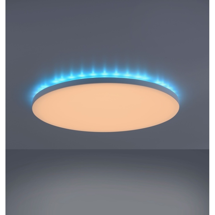 Leuchten Direkt 15602-16 - LED RGBW Plafoniera dimmerabile GUSTAV LED/20,3W/230V + LED/1,8W 2700-5000K + telecomando