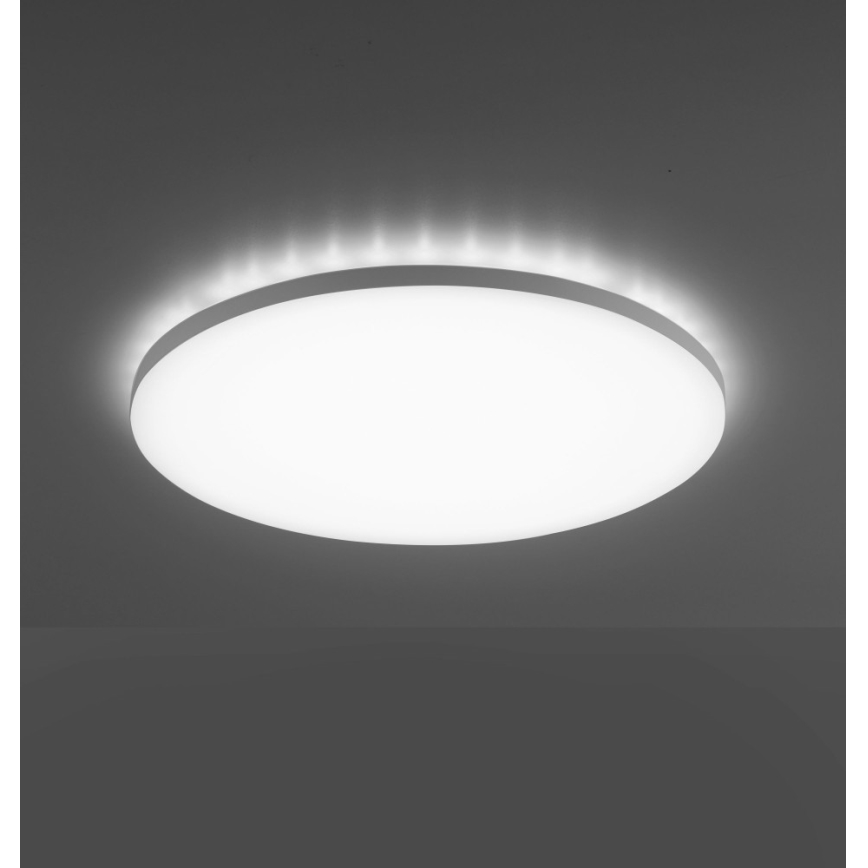 Leuchten Direkt 15602-16 - LED RGBW Plafoniera dimmerabile GUSTAV LED/20,3W/230V + LED/1,8W 2700-5000K + telecomando