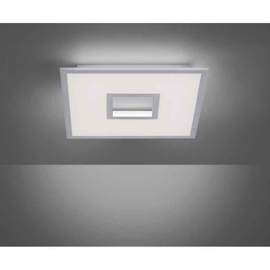 Leuchten Direkt 11645-16 - Plafonnier à intensité variable RGB RECESS LED/22,5W/230V + LED/5W + télécommande