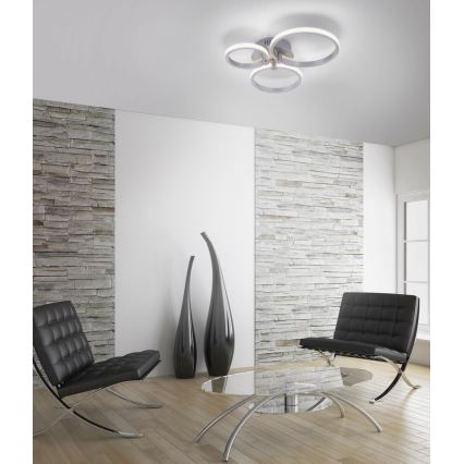 Leuchten Direkt 12110-55 - Plafonnier LED JOHANNA à montage en saillie LED/4,5W/230V+LED/6W+LED/7,5W