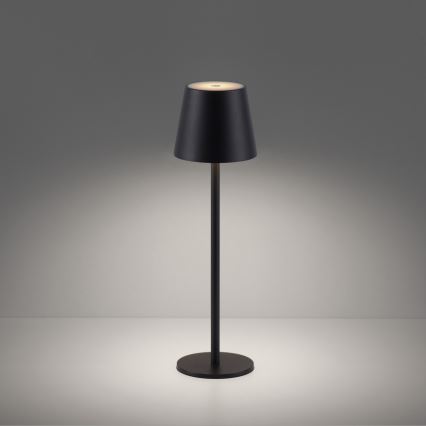 Leuchten Direkt19250-18-Lampe rechargeable extérieure à intensité variable EURIA LED/3W/5V IP54 noir