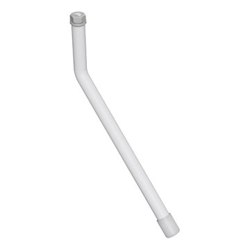 Leva per specchi 1x14,8 cm acciaio inox/bianco