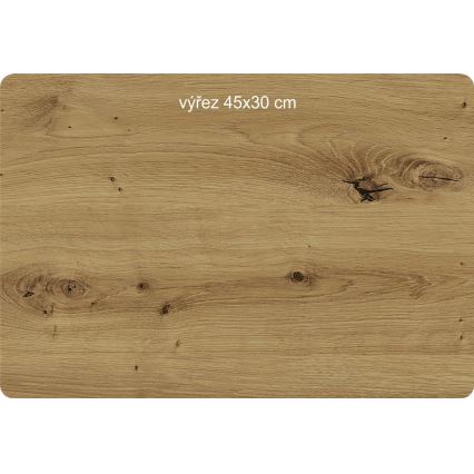 Li-Go 23628/DUB3 - Horloge murale LED/1xAA Ø 32 cm chêne clair/ronde