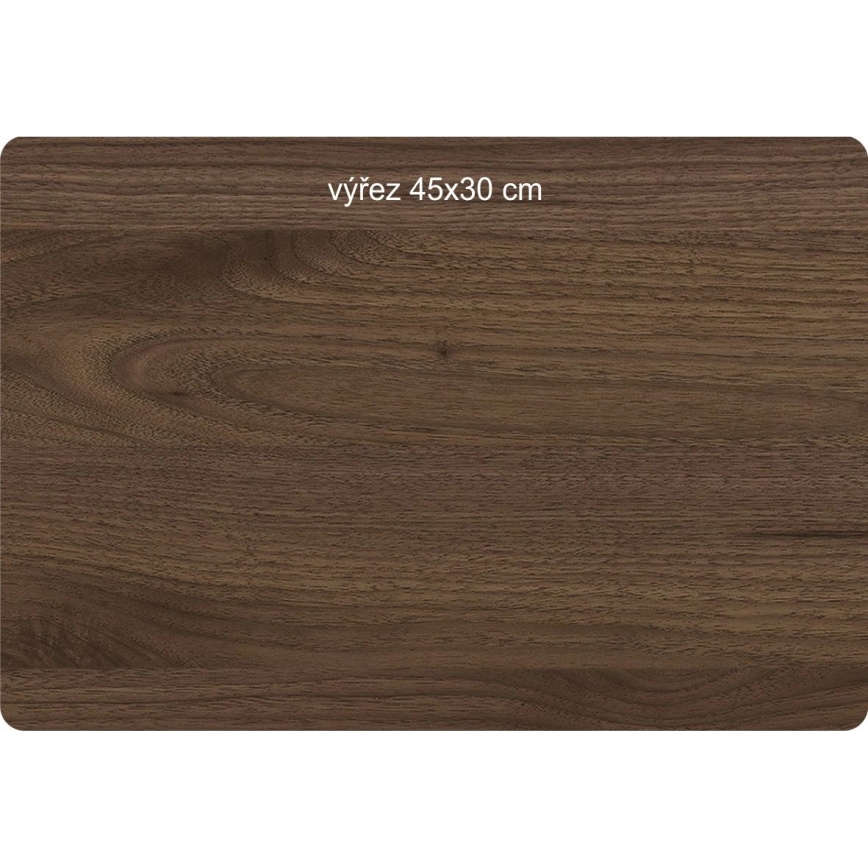 Li-Go 23654 - Lampe de table décorative LED dimmable LED/12W/230V 20×22 cm, finition noyer / composition en mousse