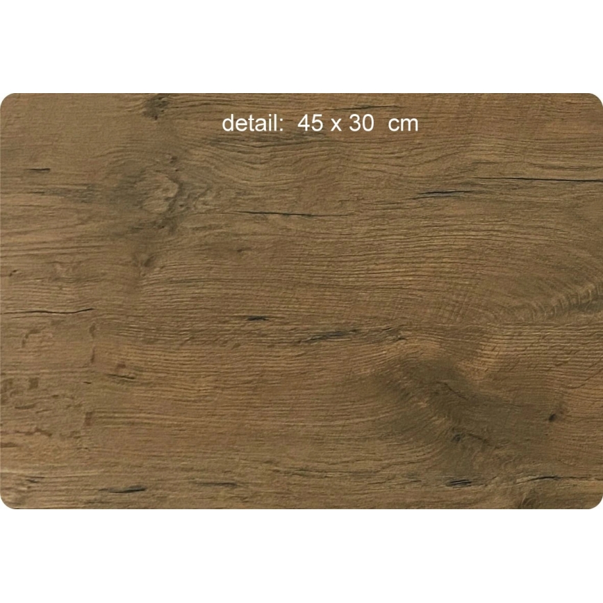 Li-Go 5275/DUB2 - Décoration murale LED à intensité variable LED/10W/5V 20000 mAh 42x42 cm chêne/Chêne en cercle + télécommande