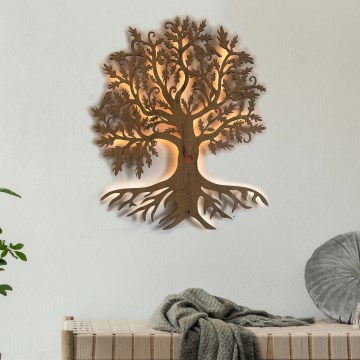 Li-Go 5739/DUB2 - Decorazione da parete LED dimmerabile LED/10W/230V 68x80 cm rovere