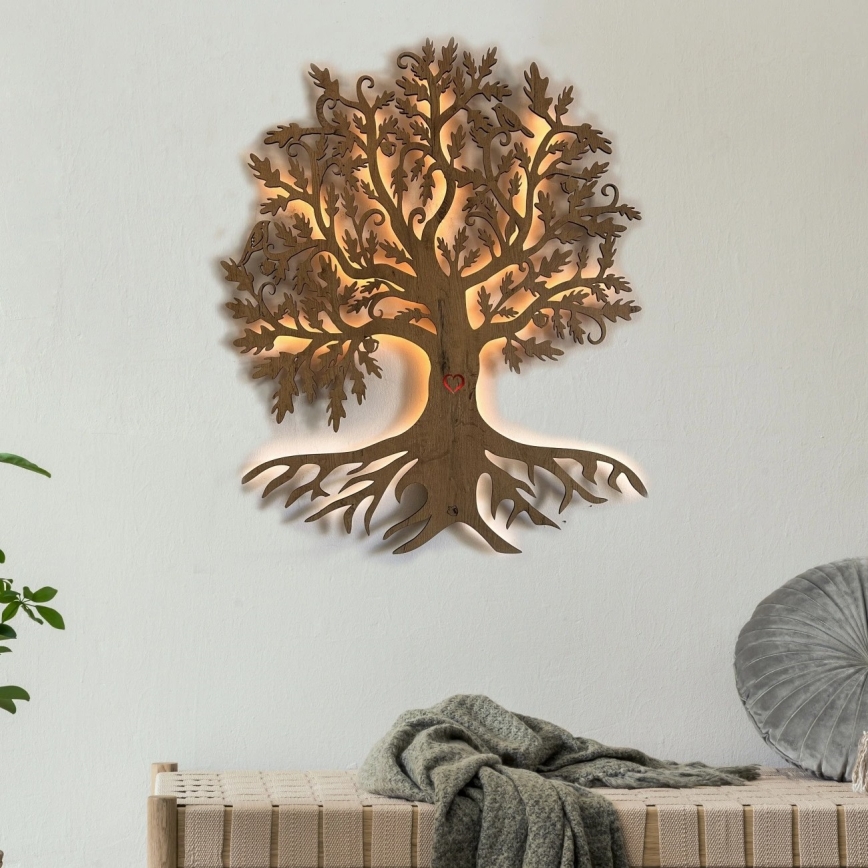 Li-Go 5739/DUB2 - Decorazione da parete LED dimmerabile LED/10W/230V 68x80 cm rovere