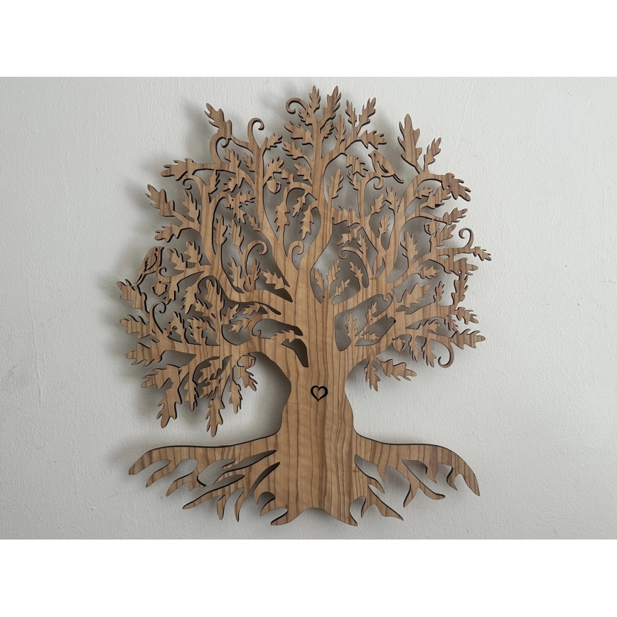 Li-Go 5747/DUB2 - Décoration murale LED à intensité variable LED/10W/230V 45x55 cm chêne