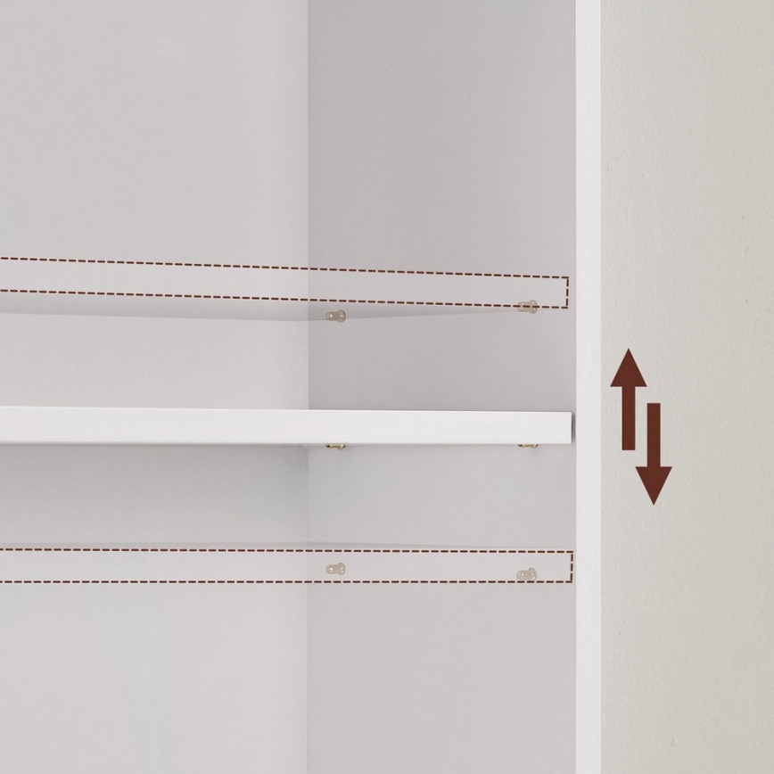 Libreria DOVARO bianca