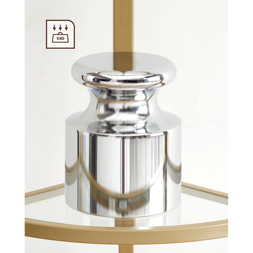 Libreria GLASY dorata