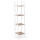 Libreria NARVIK 148x34 cm bianco/quercia sonoma