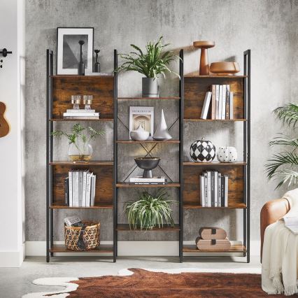 Libreria NAVARO marrone/nera