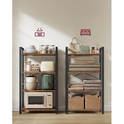 Libreria NAVARO marrone/nera