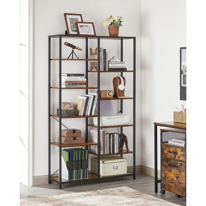 Libreria NAVARO marrone/nera