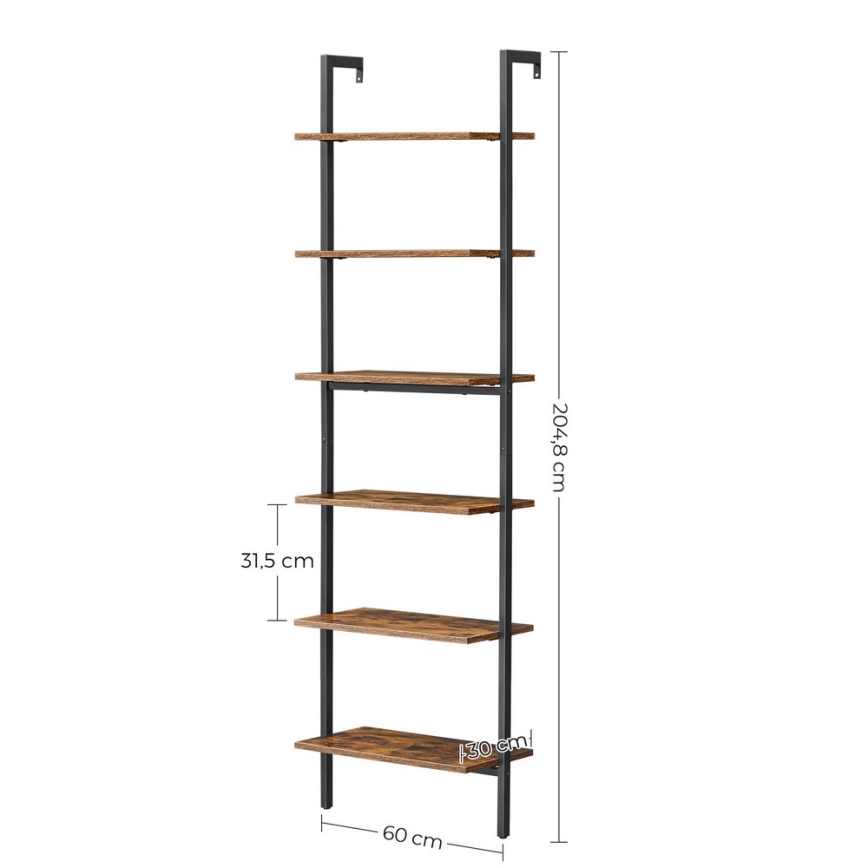 Libreria NAVARO marrone/nera