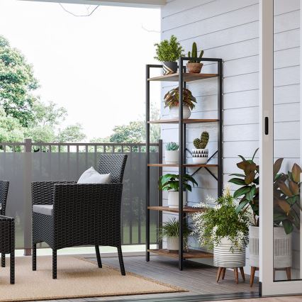 Libreria NAVARO marrone/nera