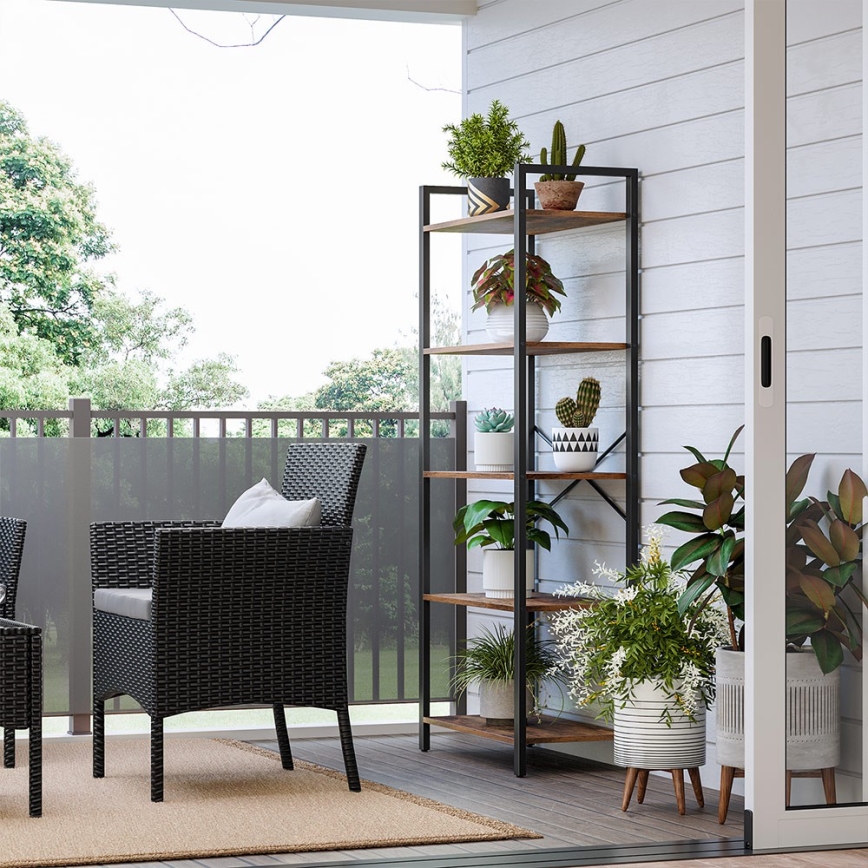 Libreria NAVARO marrone/nera