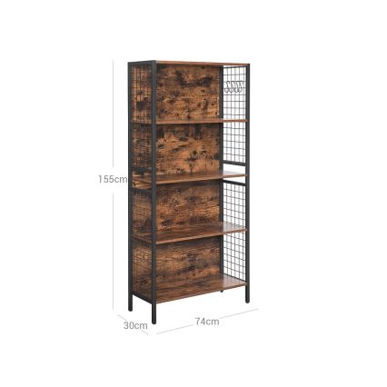 Libreria NAVARO marrone/nero