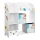Libreria per bambini con scatole in tessuto ANET bianca