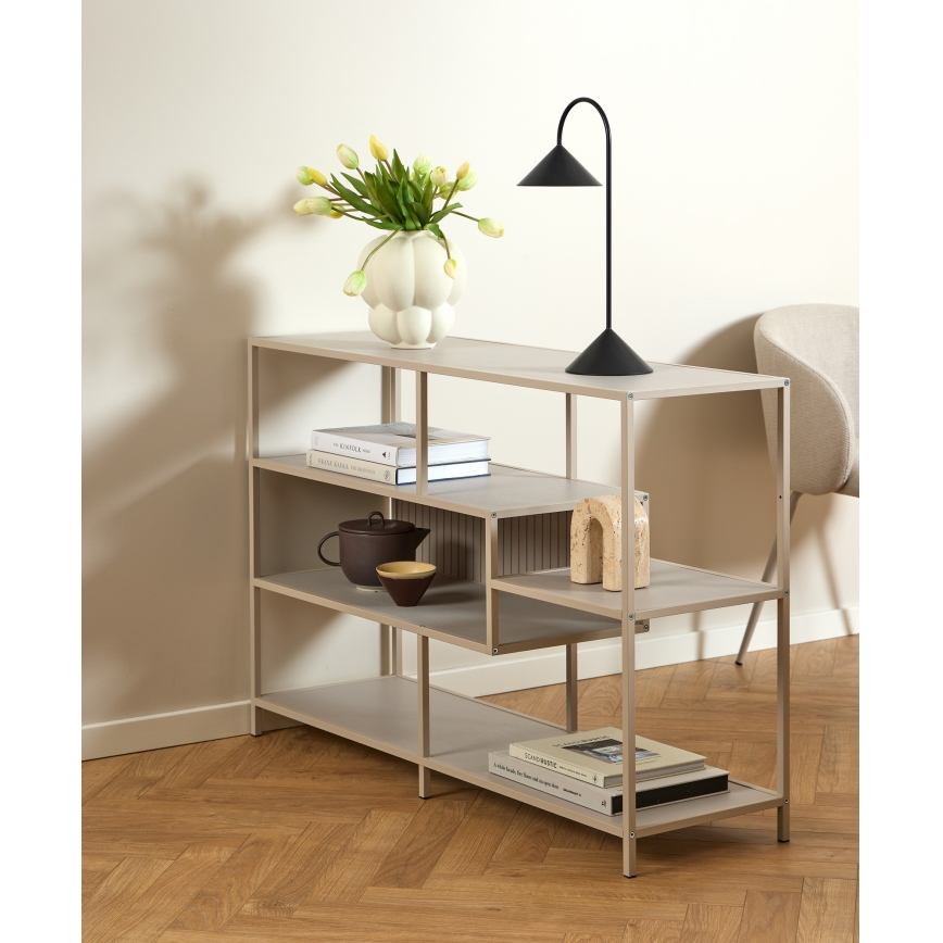 Libreria SARON 114x78 cm grigia